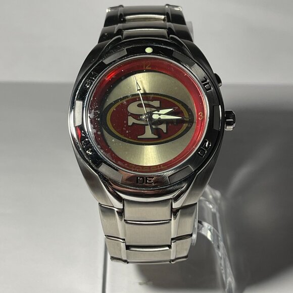 San Francisco 49ers NFL Stainless-Steel Kaleido Watch by Fossil NEW (RARE) - Picture 4 of 7